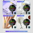 thumbnail image 3 of Tignapoo Testeur USB Écran Couleur 1.8 Pouces Compatible Bluetooth pour Mesure de Tension et de Courant - Détection de Double Courant pour Divers Appareils USB et Sources d'Alimentation DC avec Option Clips Crocodile, 3 of 6