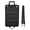 Color:Black, variant on Rolling Pouch Tool Organisers Bag with 4 Zipper Pockets Bag Multifunctional Tool Storage Professional Roll Organizer