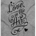 thumbnail image 2 of Valentines Day Romance Love In Air Womens Slim Fit Graphic Tee Brisco Brands M, 2 of 3