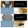 thumbnail image 2 of Gourmet Old Fashioned 6 Quart Vintage Appalachian Wood Bucket Electric Ice Cream Maker Machine, * Classic Die-Cast Hand Crank for Churning, Uses Ice and Rock Salt Churns Ice Cream in Minute, 2 of 5