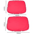 thumbnail image 5 of Pebbuoy Garden Swing Canopy Replacement UV-Resistant Waterproof Easy to Install Silver-coated Oxford Cloth Swing Seat Cover Sun Shade, 5 of 7