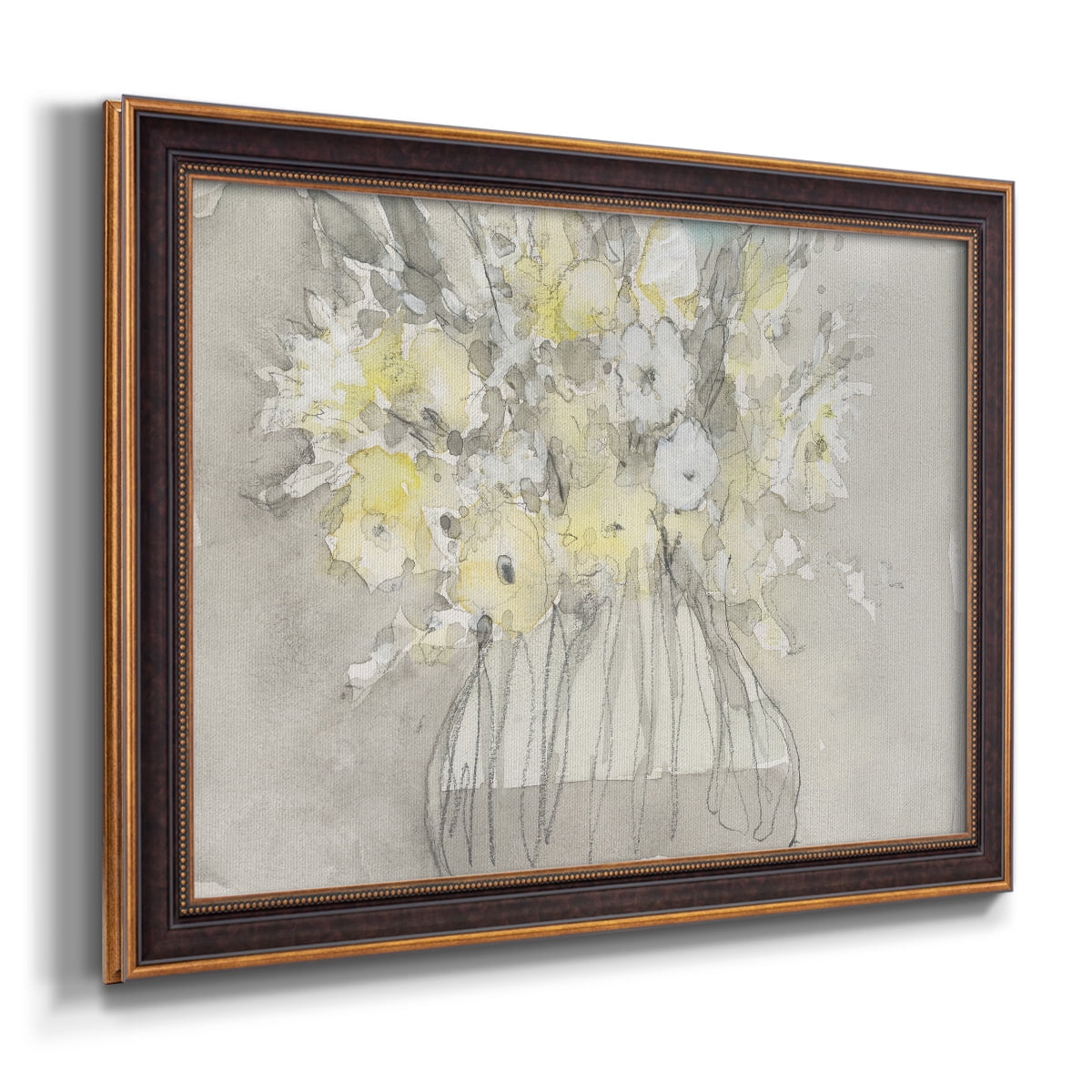 Vintage Blossoms II Premium Framed Canvas- Ready to Hang