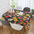 thumbnail image 2 of Yayeee Tablecloths 60" x 108" Rectangle Wrinkle Resistant Party Table Cover, Vibrant Flowers, 2 of 8