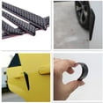 thumbnail image 3 of 4 Uds. Adhesivo protector de abolladuras para puerta de coche de fibra de carbono negro para coche SUV Van - ZXWSL, 3 of 5