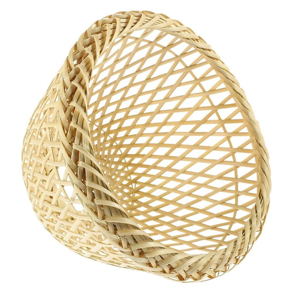 FRCOLOR Replacement Lamp Shades for Table Lamps Ceiling Light Shade Decorative Lampshade Small Rattan Pendant Light Cover for Bedroom Beige