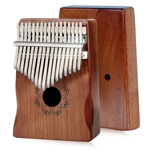 East top Kalimba 17 Keys Thumb Piano musical instrument Finger Piano with Mahogany Wood Gift for Kids Adults Beginners and professinals