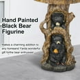 thumbnail image 5 of 23.6”Tall Resin Outdoor Bird Baths for Garden - Outdoor Standing Birdbath with Bear Statue, Pedestal Birdbaths for Outdoors, Garden, Patio, Lawn, Backyard, 5 of 6
