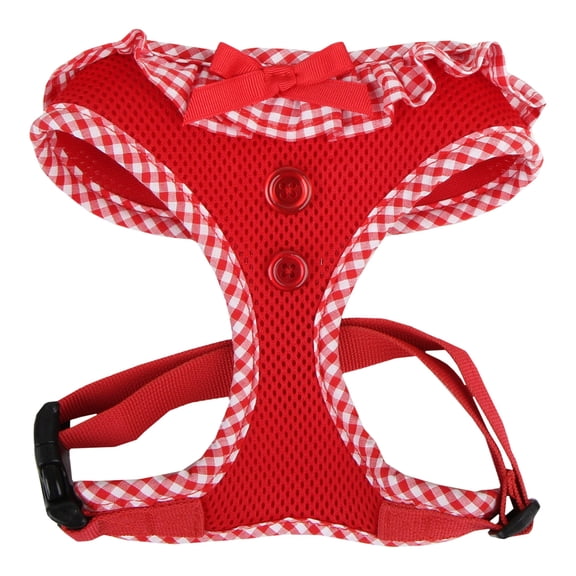 Puppia Vivien Over-The-Head Dog Harness, Red, X-Small