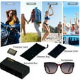 thumbnail image 7 of KANASTAL Large Polarized Fit over Sunglasses for Women Square  Driving Riding Purple and Pink Lens, 7 of 7