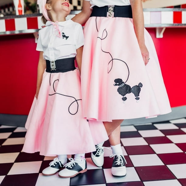 Girl Fifties Poodle Skirt Outfit Hip Hop 50's Shop 1950s Girls