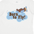thumbnail image 4 of Inktastic Airplane Future Pilot Born to Fly Boys Toddler T-Shirt, 4 of 5