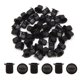 thumbnail image 2 of 40 Equipos Remaches Clips 7mm X 8mm X 10mm de Automóviles de Plástico Negro de La Varilla de Soporte del Capó Abrazaderas Unique Bargains Clips/Remaches/Sujetador, 2 of 2