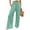 CG07_Mint Green, variant on Women's Smocked High Waisted Cotton Linen Wide Leg Pants Spring Summer Palazzo Pant with Pocket 2026 Mint Green M