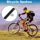 thumbnail image 2 of Rayos de bicicleta Unique Bargains 12G para ruedas de bicicleta de acero al carbono negro 1 juego negro-298mm, 2 of 7
