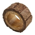 thumbnail image 1 of Saro Lifestyle Wood Bark Napkin Rings Natural Design Brown, Set of 4, 1 of 1
