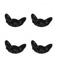 thumbnail image 7 of FINCIBO Round Screen Cleaner (3cm) 4X Microfiber Sticker w/Design for Smartphones, Tablets, iPad, Camera Lens, Computers, Laptop Screens - Set of 4pcs French Bulldog Puppy Dog Black, 7 of 7