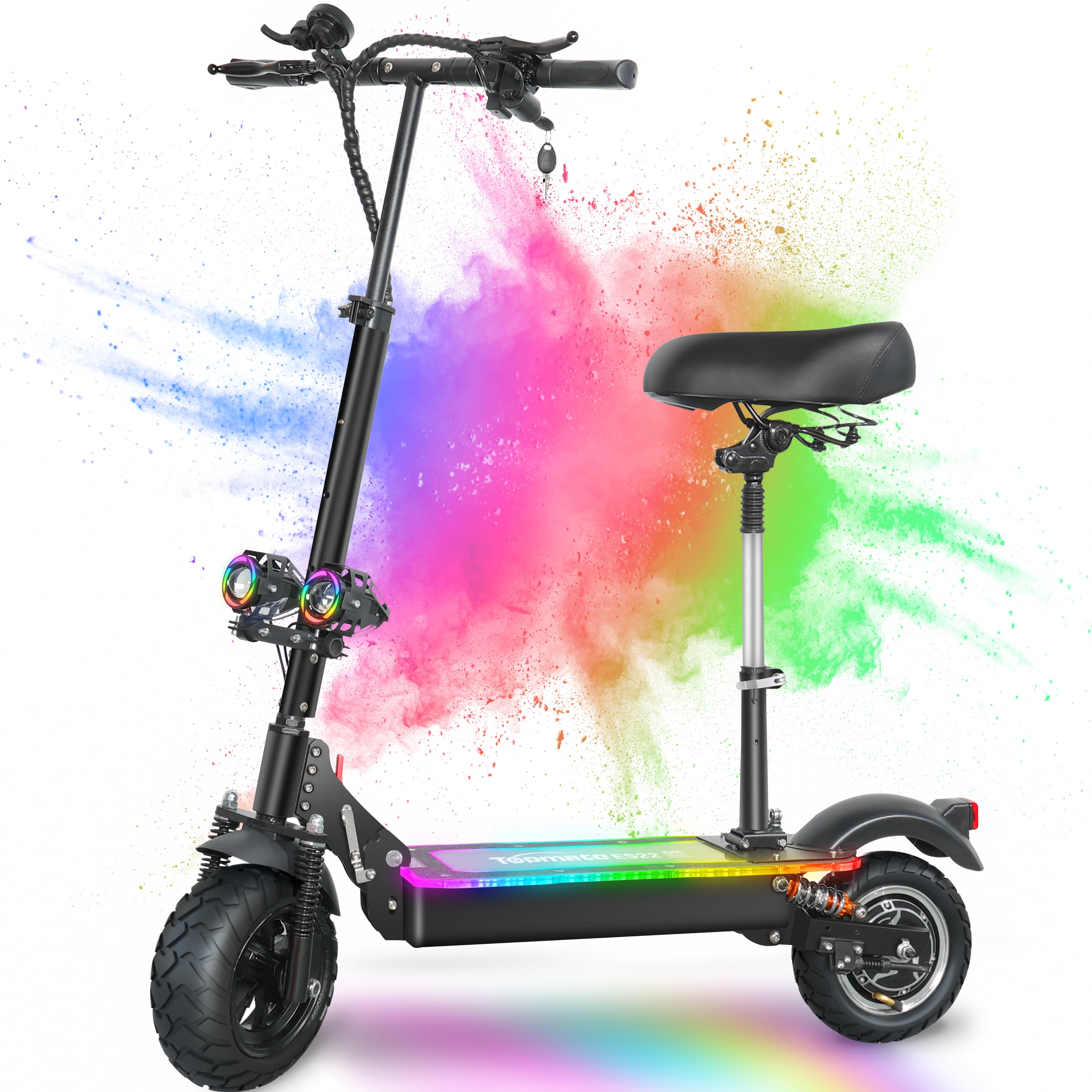 TopMate ES22 Electric Scooter with Seat for Adult, 1200W Motor E