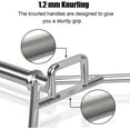 thumbnail image 6 of Costway 56'' Olympic Tarp Bar W/ Knurled Handles for Weight Lifting and Bodybuilding Silver, 6 of 9