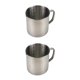 thumbnail image 3 of Inteprter Taza medidora resistente con mango antideslizante y acero inoxidable multifuncional de metal elegante 500ml 2Conjunto, 3 of 6