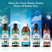 GuruNanda Oil Pulling Natural Mouthwash - Original Ayurvedic Blend for Healthy Teeth & Gums - 8.45 fl oz.