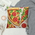 thumbnail image 2 of Nawypu  Tasty Tomato Pizza Pillow Covers, Fall Pillow Cover Cushion Case for Bed Couch Sofa Holiday Farmhouse Decorative, Square, 2 of 5