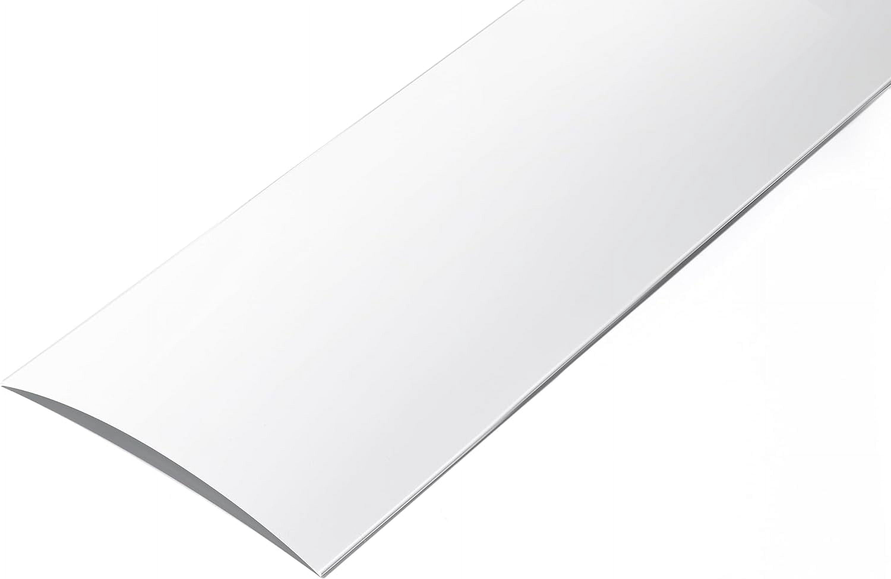 White Vertical Blinds Replacement Slats, for Doors and Windows. Easy Install Standard Replacement, 82.5” Long (2)