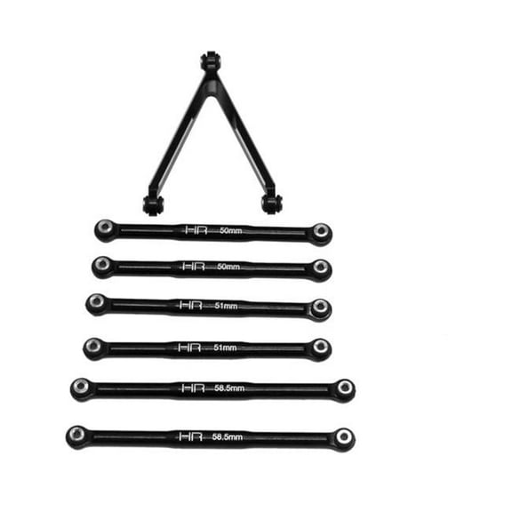 Hot Racing Aluminum Link Set for LWB 133.7mm Scx 24 HRASXTF133J01 Electric Car/Truck Option Parts