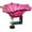 Hot Pink, variant on Riforla Mounted Bird Bath Glass Bird Baths Bowl Spa with Adjustable Sturdy Steel Clamp for Outdoor Garden Patio Yard Decoration Bird Feeders Hot Pink