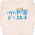 thumbnail image 3 of Inktastic Happy Hanukkah with Candles Toddler Sweatshirt, 3 of 4