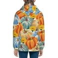 thumbnail image 4 of Kll Unisex Kids Boys Girls Hooded Pocket Pullover Hoodies-Pumpkins Sunflowers, 4 of 9