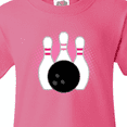 thumbnail image 4 of Inktastic Bowling Pins Cute Bowler Youth T-Shirt, 4 of 5