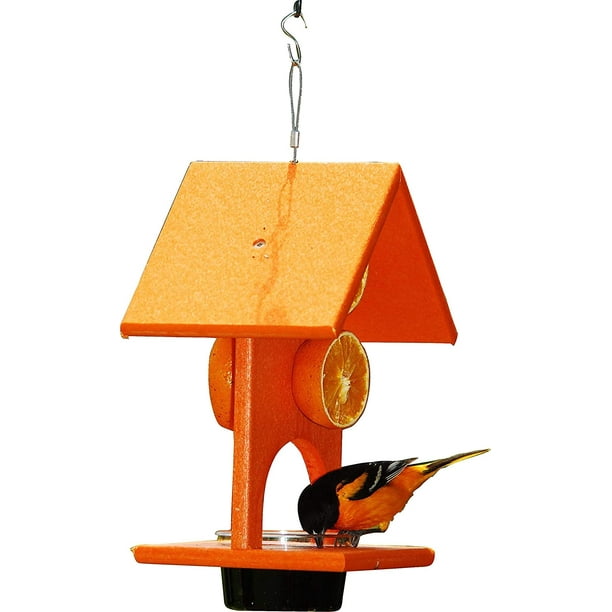 Fade-Proof Orange Bird Feeder for Orioles & Other Colorful ...