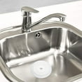 thumbnail image 5 of Tapón de silicona para fregadero de 2 piezas, tapón de drenaje de goma de silicona universal para cocinas, baños y lavandería (blanco), 5 of 5