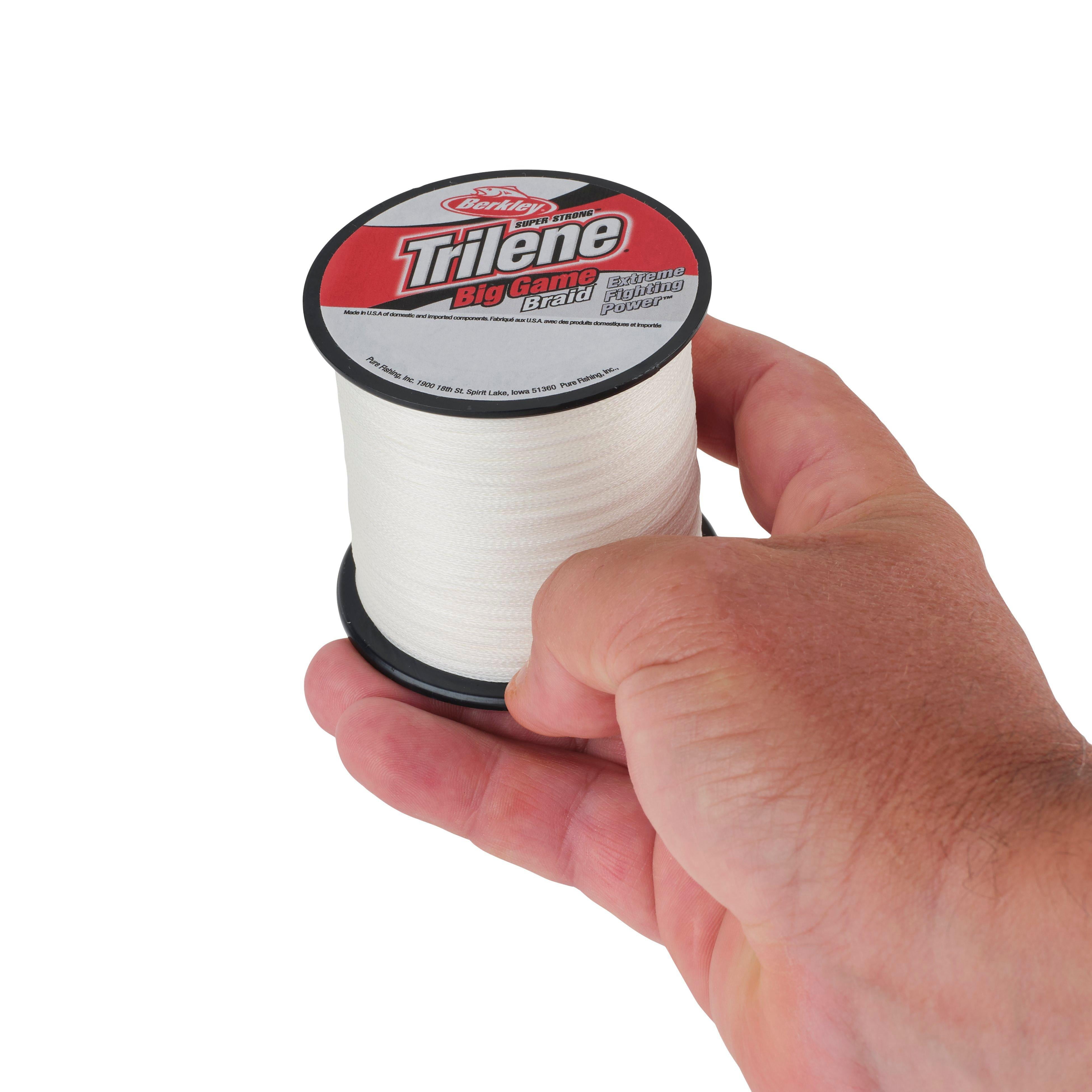 trilene braided fishing line Big Game Braid 50 lb reliability and value Trilene Big Game Braid 20