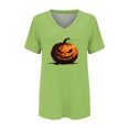 thumbnail image 4 of Bovemsi Business Casual Tops for Women Breathable Loose‑Fit V‑Neck Graphic Short‑Sleeve Prints Fashion Outfits Clothes XL, 4 of 4