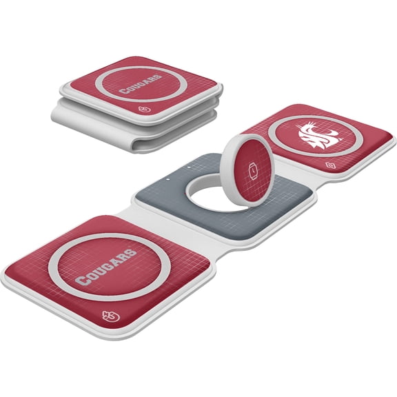 Keyscaper Washington State Cougars 3-in-1 Foldable Charger