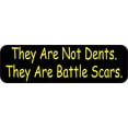 thumbnail image 3 of 10in x 3in They Are Battle Scars Bumper Sticker, 3 of 4