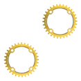 thumbnail image 2 of Wosthever Placa de disco de diente de bielas para bicicleta, pernos 104BCD, encadenamiento de aluminio, cadena para deportes al aire libre, Type5 NO5, 2 of 6