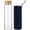 Navy Blue, variant on Jointown Glass Water Bottle 32 oz Wide Mouth with Sleeve Bamboo Lid Motivational Water Bottle With Time Marker Reusable Safe for Hot Cold Drinks Bpa Free (Green)