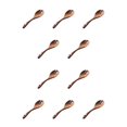 thumbnail image 3 of Utensilios de cocina Billuyoard 10Conjunto Cucharas y Tenedor de ensalada madera Marrón, 3 of 6