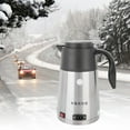 thumbnail image 3 of Hervidor eléctrico portátil para coche, 1,2 l, 24 V, para calentar agua y café, para camión, 3 of 12