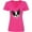 Cyber Pink, variant on Inktastic Boston Terrier Dog Gift Women's V-Neck T-Shirt