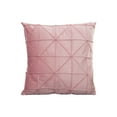 thumbnail image 2 of Clearance!Grid Velvet Decorative Square Throw Pillow ,Velvet Couch Throw Pillow 12x12 Inch - Decorative Pillow Covers for Living Room Bed Sofa Couch Geometric Pattern, Luxury Home Couch Decor (Pink), 2 of 7