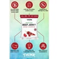 thumbnail image 5 of Think Jerky Sweet Chipotle Beef Jerky, Grass-Fed High Protein Beef Jerky, Gluten Free, No Antibiotics or Nitrates, Healthy Chef Crafted Recipe, Low Calorie and Low Fat - 2.2 oz Bags, 8 Pack, 5 of 7