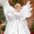 thumbnail image 1 of Decoración para árbol de Navidad con forma de ángel iluminado, blanco, 32 cm, LHMTQVK, 1 of 6