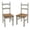 Grey, variant on Solid Wood Dining Chair (Set of 2) Corona | Furniture Dash COR105