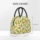 thumbnail image 2 of Fotbe Pineapple Bolsa de Almuerzo con Estampado, Lonchera Aislada, Contenedor de Comida Reutilizable Tipo Cooler a Prueba de Fugas, 2 of 6