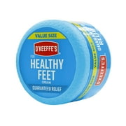 O'Keeffe's Healthy Feet Foot Cream, 6.4 Oz Jar, White (104042)