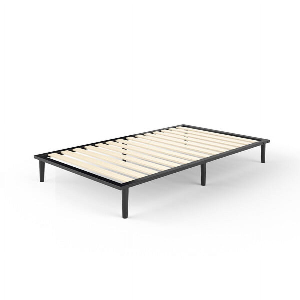 Zinus Parker Metal Platform Bed, Charcoal, Twin