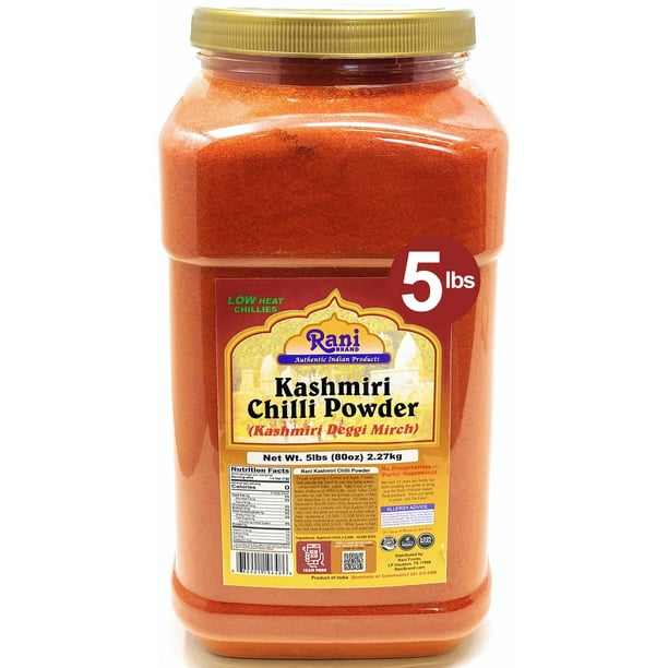 Rani Kashmiri Chilli Powder (Deggi Mirch,Low Heat) Ground Indian Spice